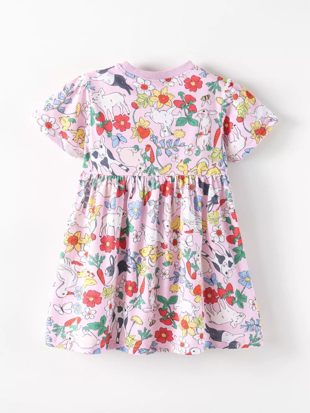 Children's Printed Round Neck Dress, image 5