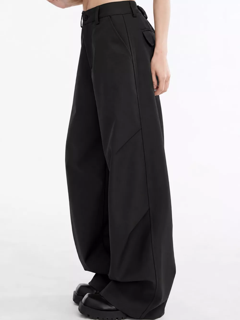 Wide-Leg Cargo Pants, image 6