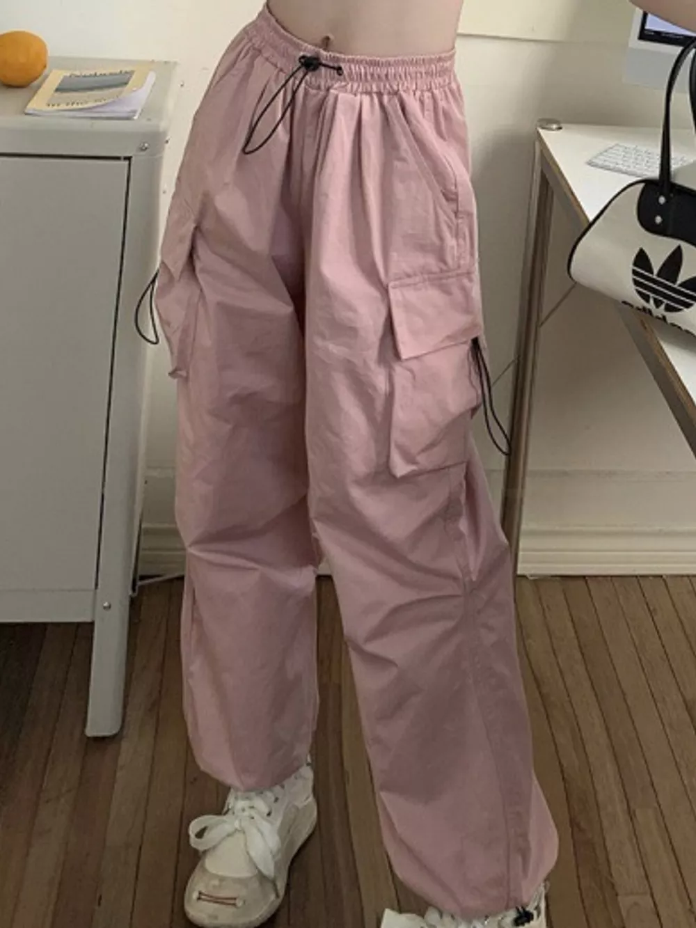Full Size Drawstring Cargo Pants Plus Size, image 17