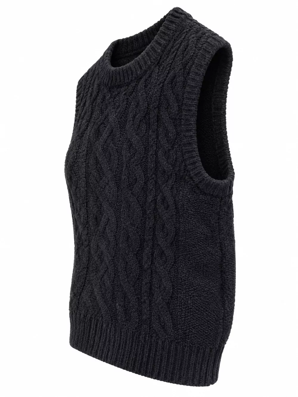 Cable-Knit Sweater Vest, image 12