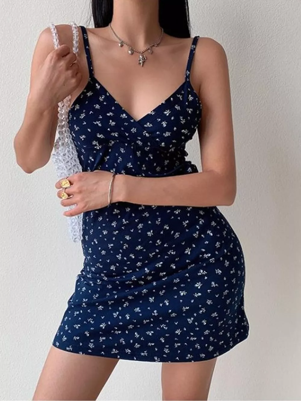 Spaghetti Strap Mini Dress, image 5