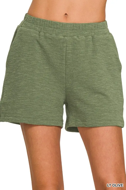 Cotton Slub Shorts