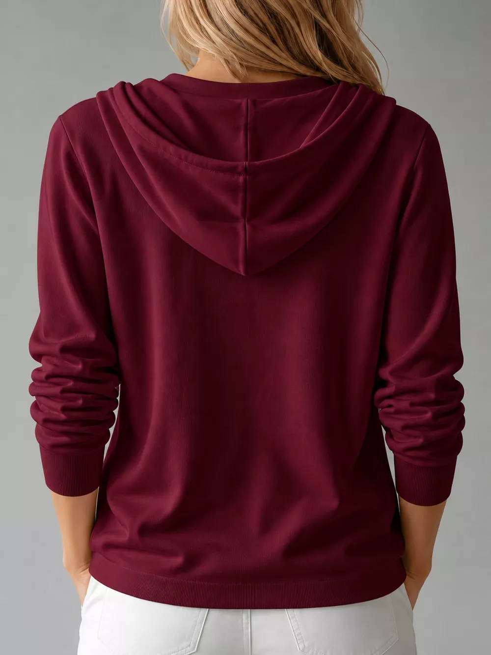 Lightweight Drawstring Hooded Cardigan, image 10