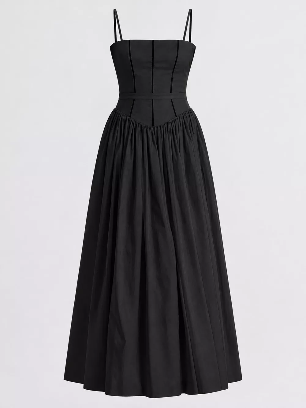 Floral Spaghetti Straps Midi Dress, image 13