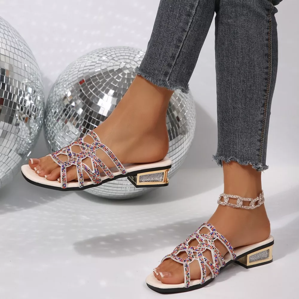 Open Toe Flats Sandals, image 3