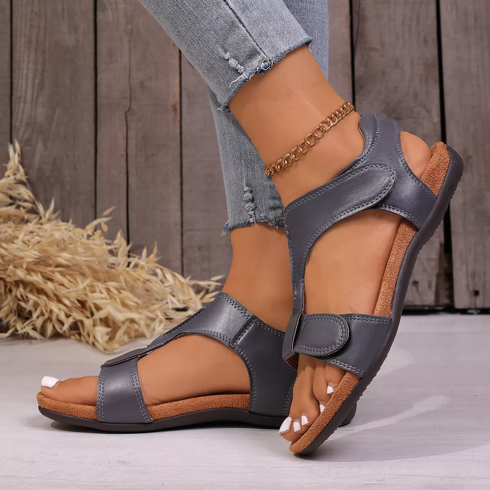 Open Toe Flats Sandals, image 11
