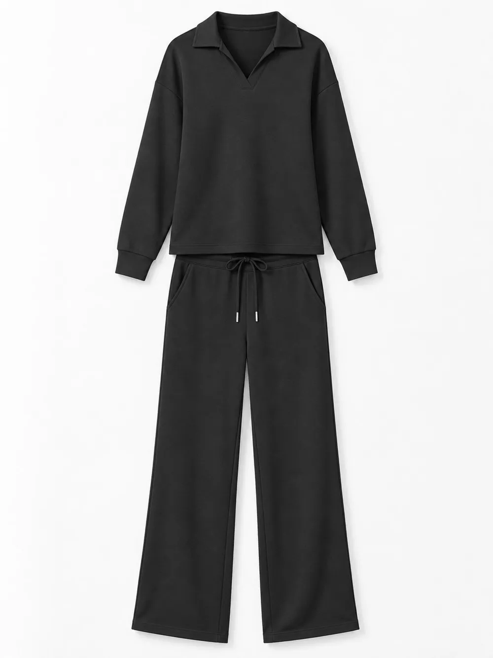 Dropped Shoulder Top and Pants Set, image 9