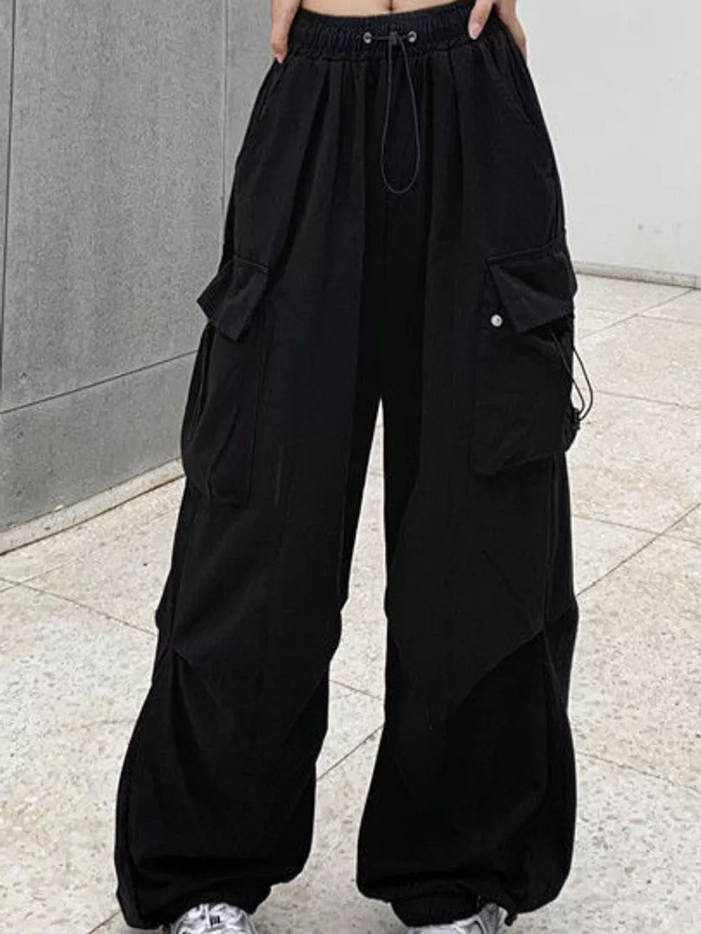 Full Size Drawstring Cargo Pants Plus Size, image 11