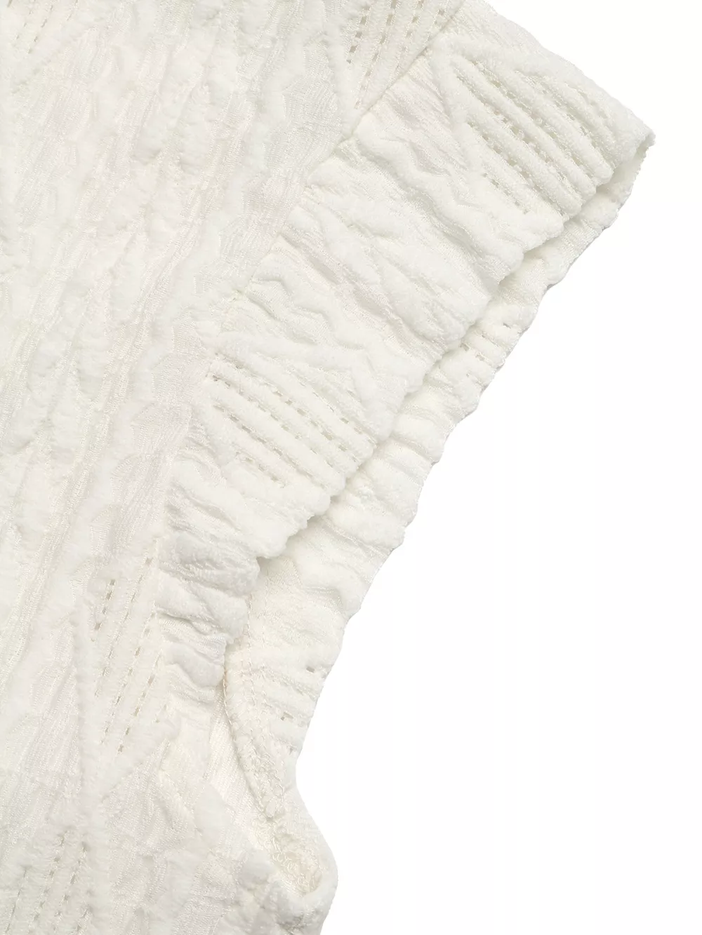 Textured Cap Sleeve Top, image 8
