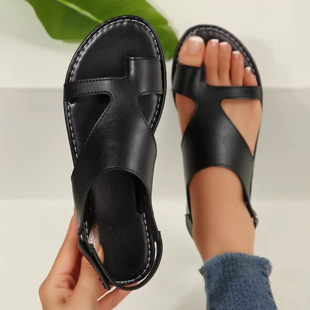Toe Loop Ankle Strap Sandals, image 3