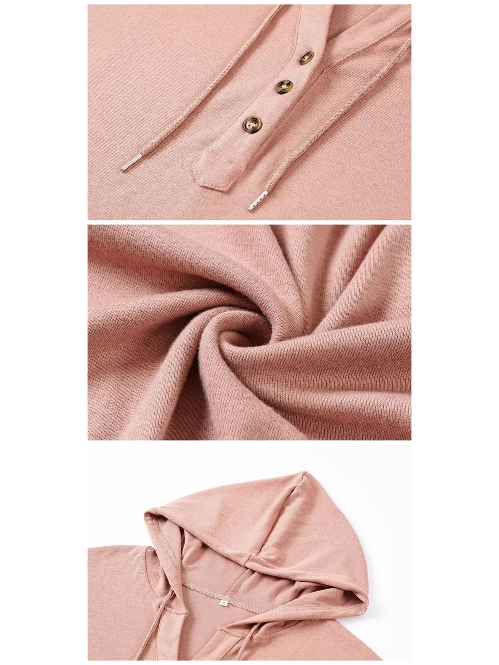 Drawstring Dropped Shoulder Hoodie, image 11