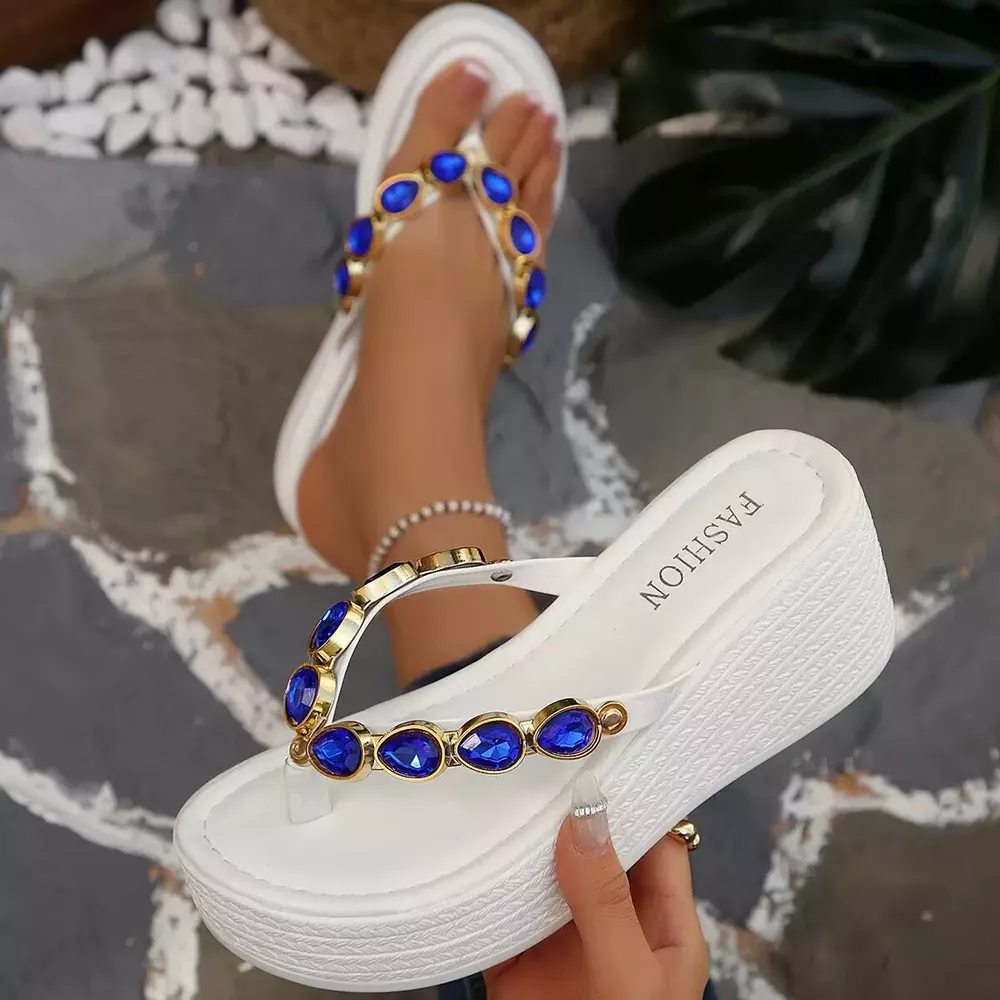 Toe Post Wedge Sandals, image 8