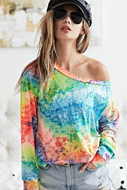 Tie Dye Soft Knit Jersey T-Shirt, image 8