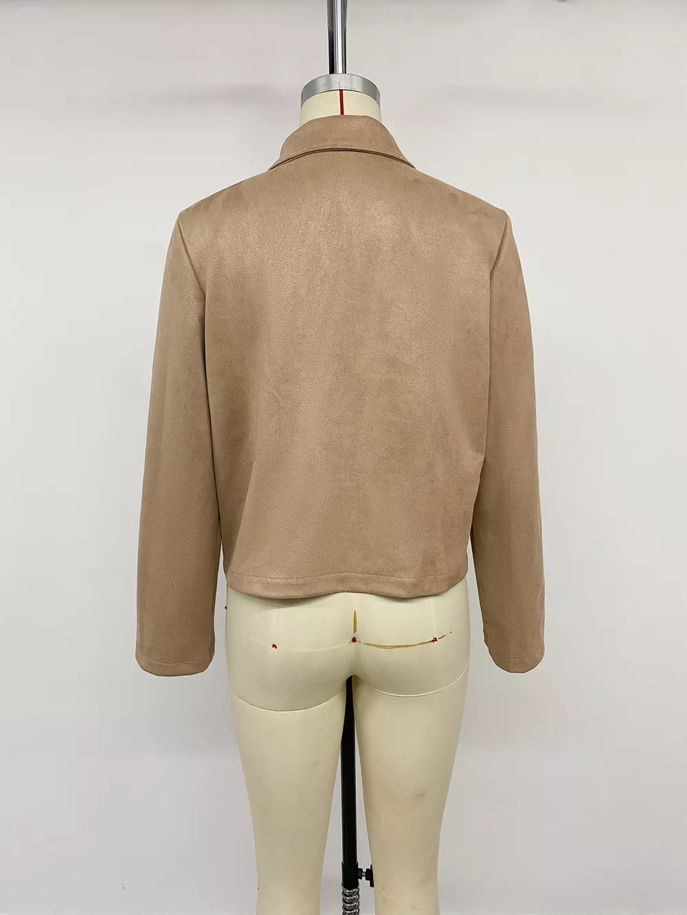 Collared Neck Button Up Jacket, image 14