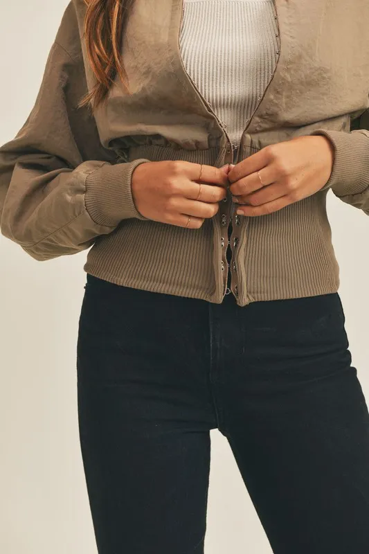 Long Sleeve Two Way Jacket, image 7