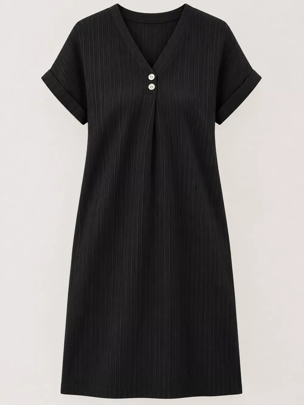 Full Size V-Neck Short Sleeve Midi Dress Plus Size, image 9