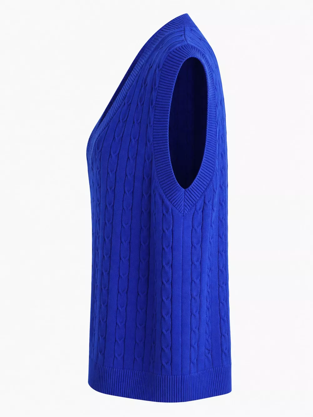 Plus Size Cable Knit Sweater Vest, image 16