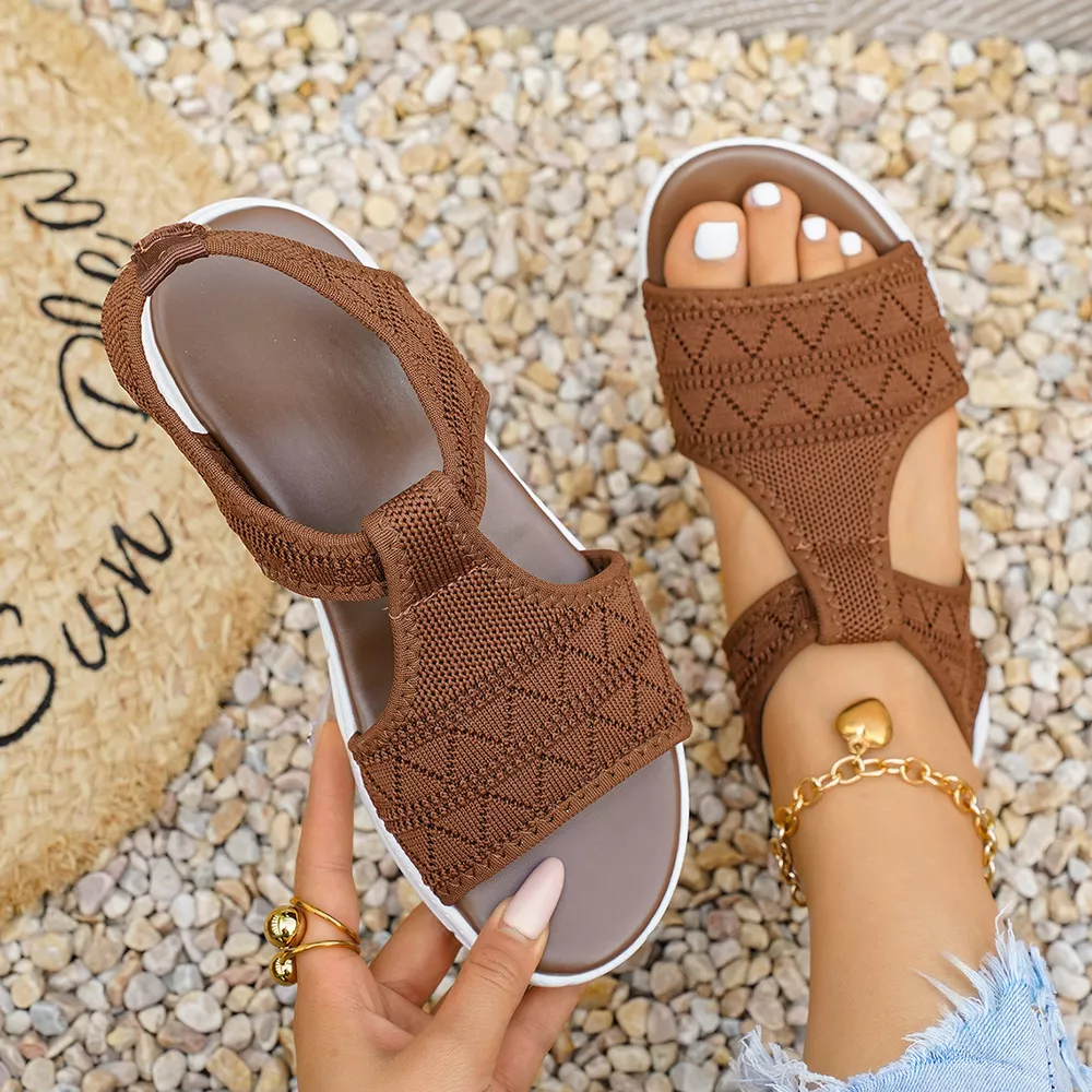 Open Toe Flats Sandals, image 10