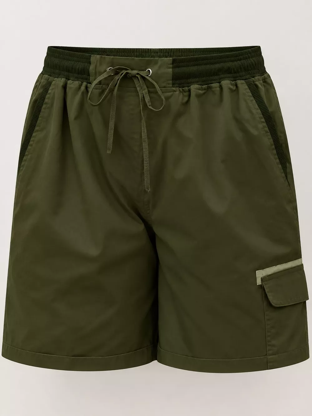 Full Size Drawstring Cargo Shorts Plus Size, image 47