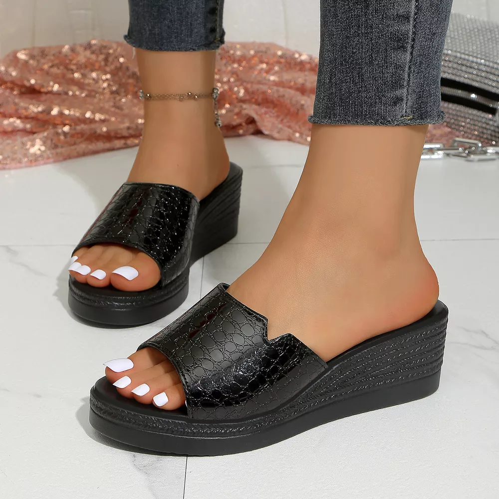Open Toe Wedge Sandals, image 3