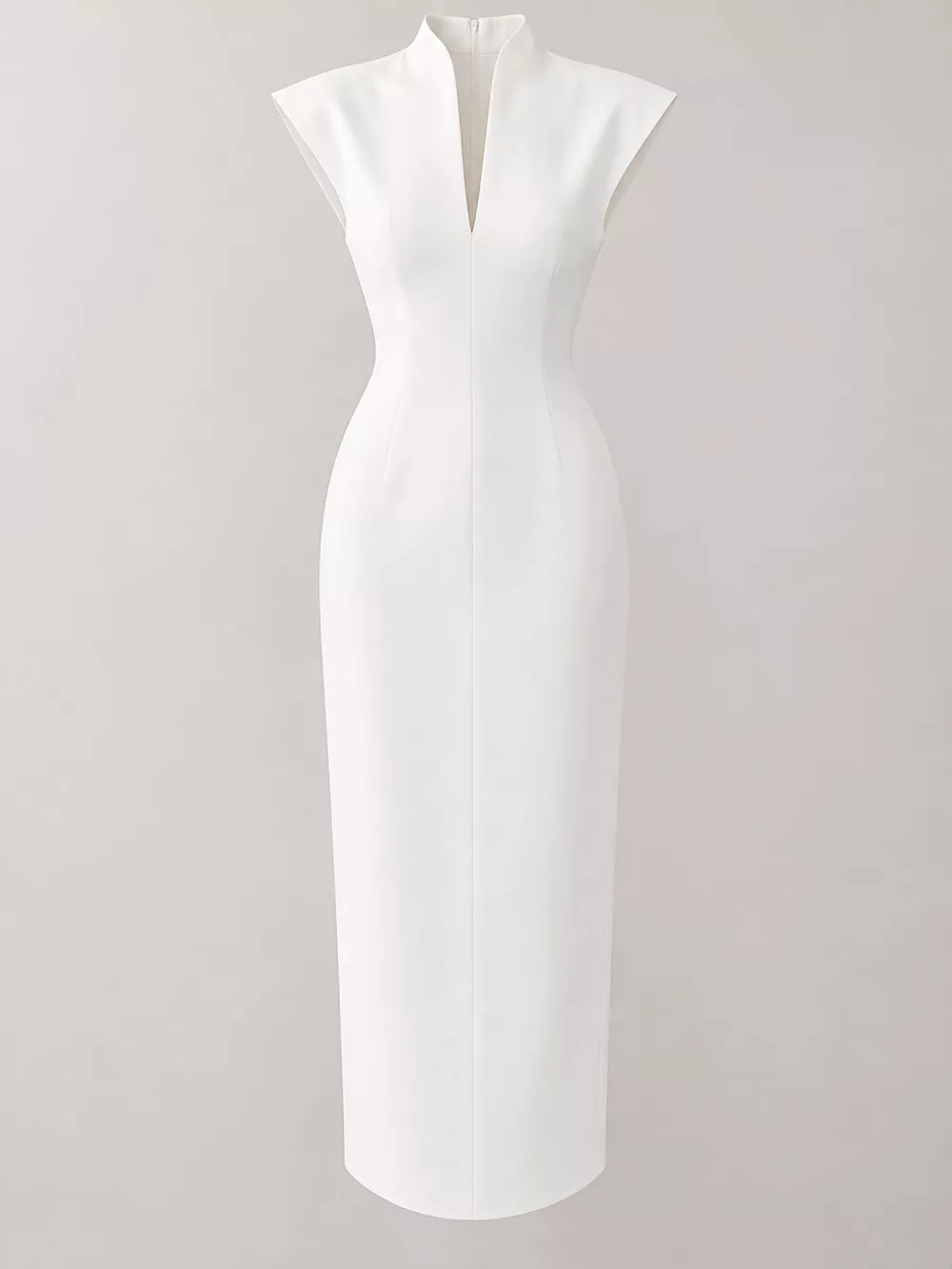Slit Sleeveless Bodycon Midi Dress, image 4