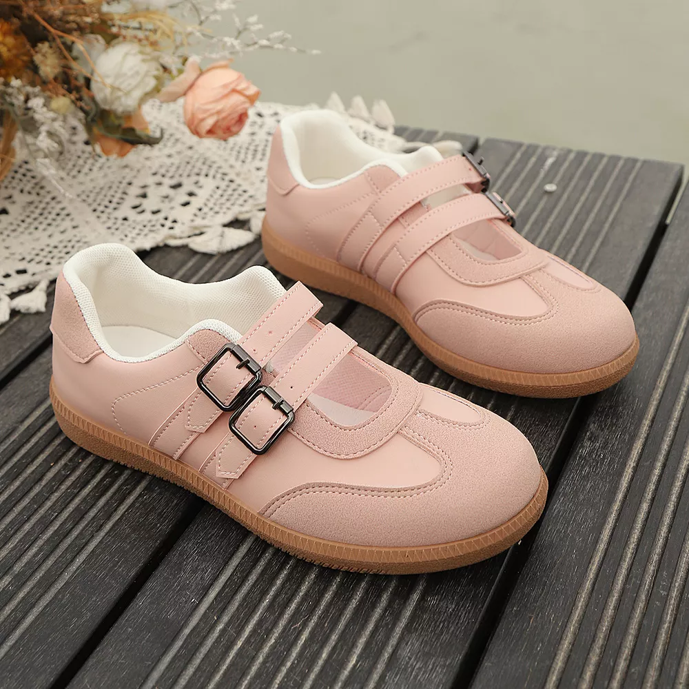 Buckle Strap Casual Sneakers, image 6