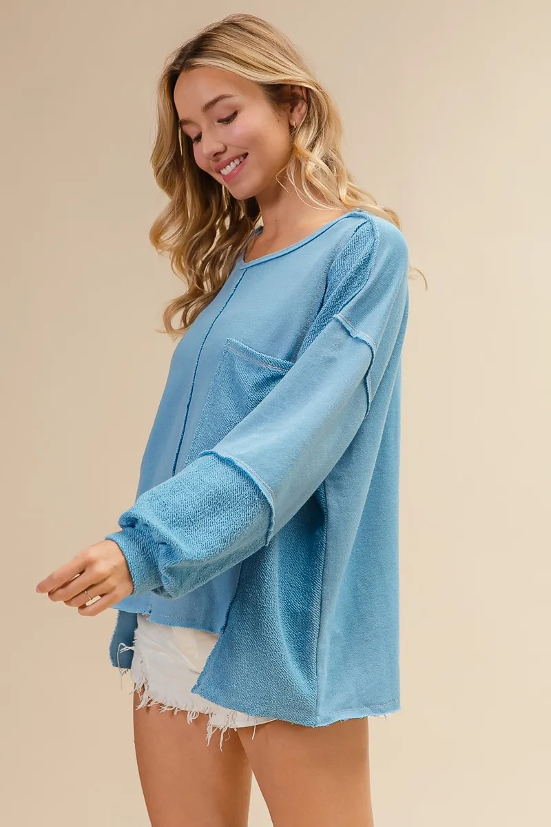 Oversized Pocket Front Sweatshirt, image 7