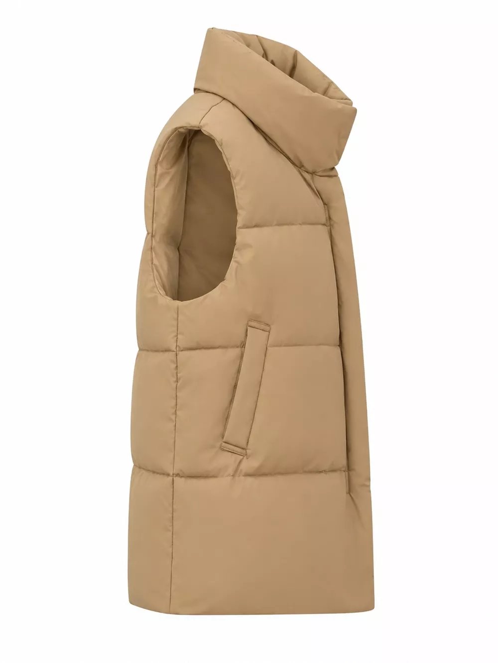 Stand-Up Collar Puffer Vest Coat, image 7