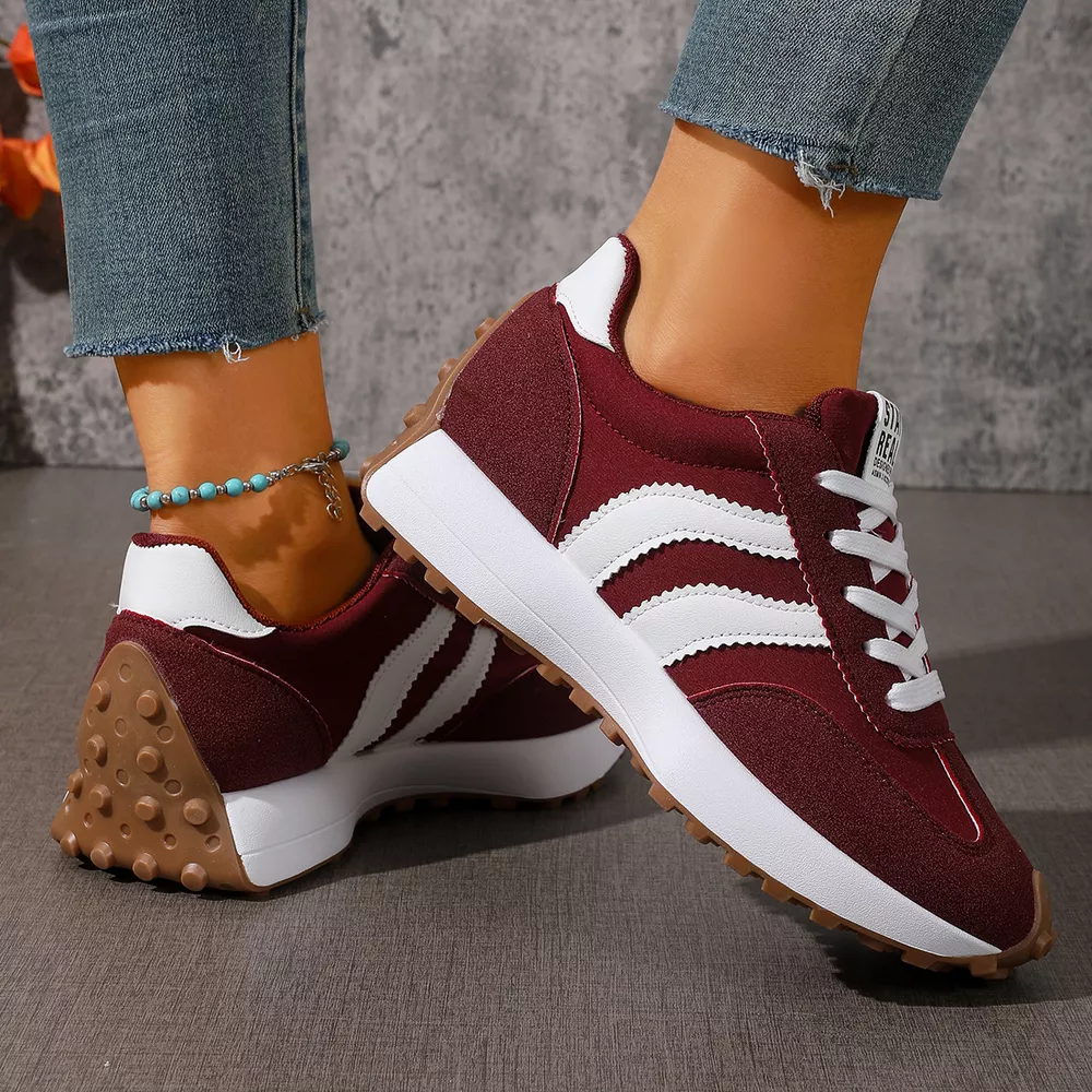 Lace Up Round Toe Sneakers, image 18