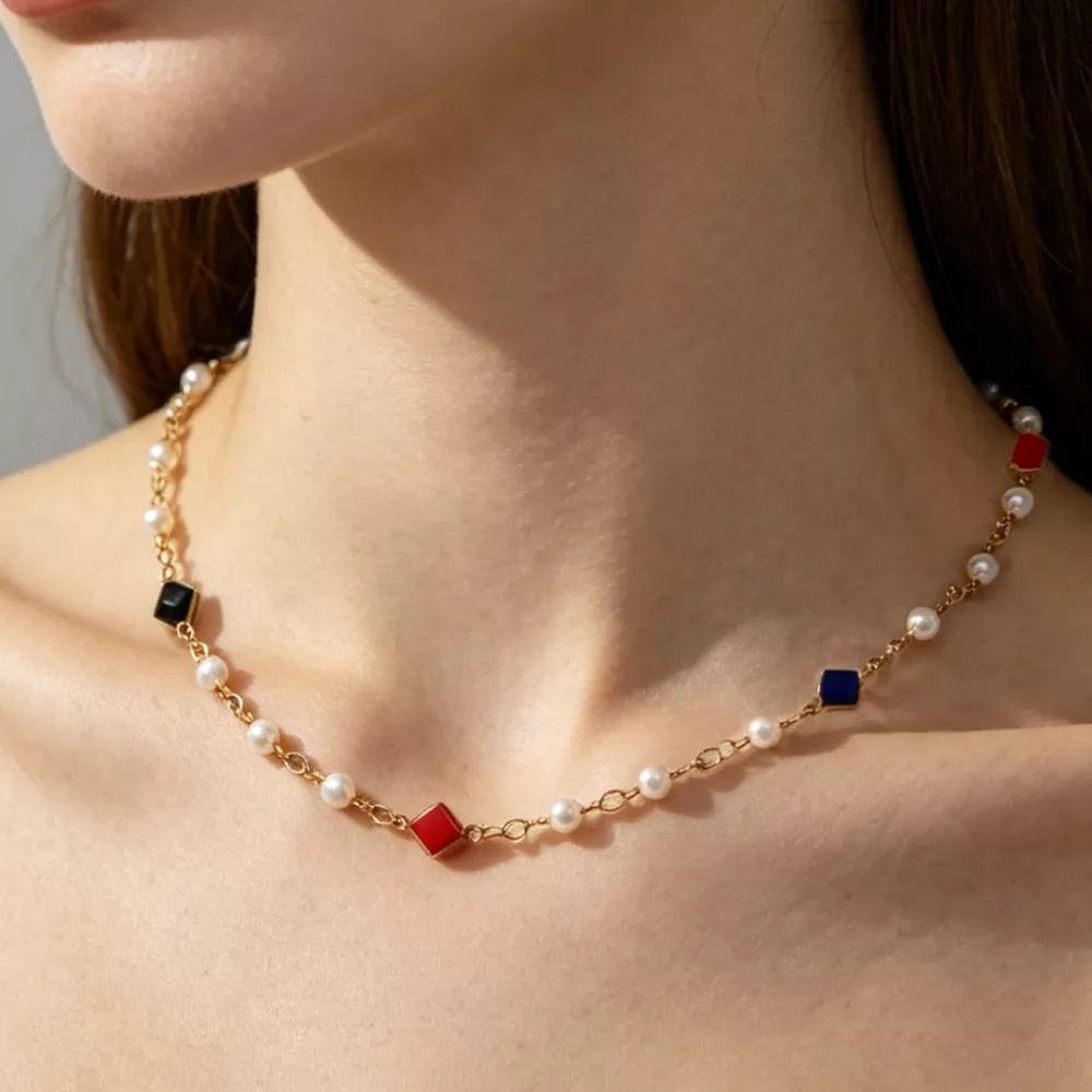 2 Piece Heart Charm Necklace, image 5