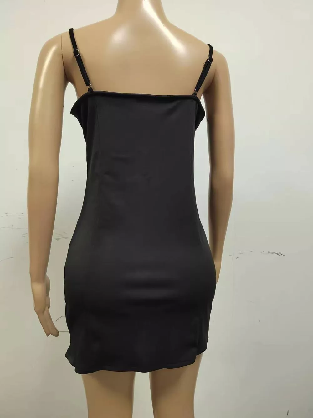 Full Size Zip-Front Bodycon Mini Dress Plus Size, image 13
