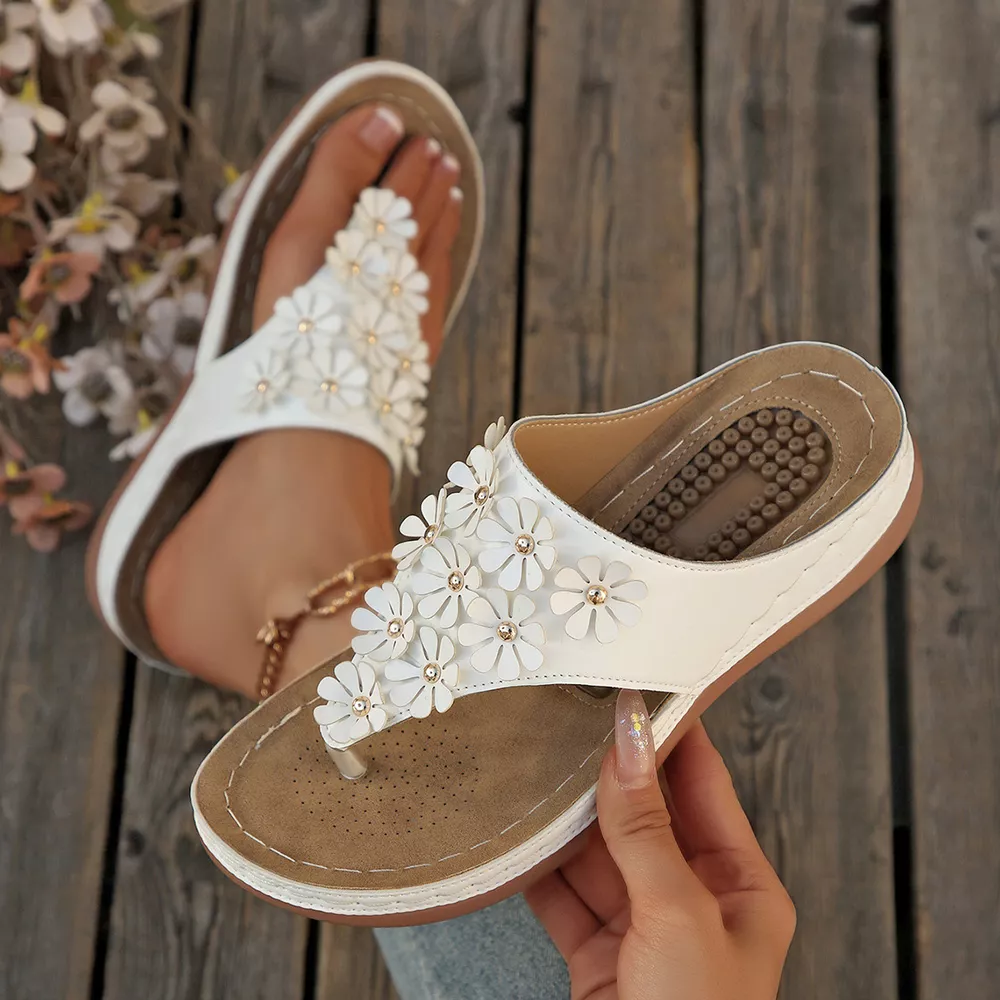 Toe Post Flats Sandals, image 8