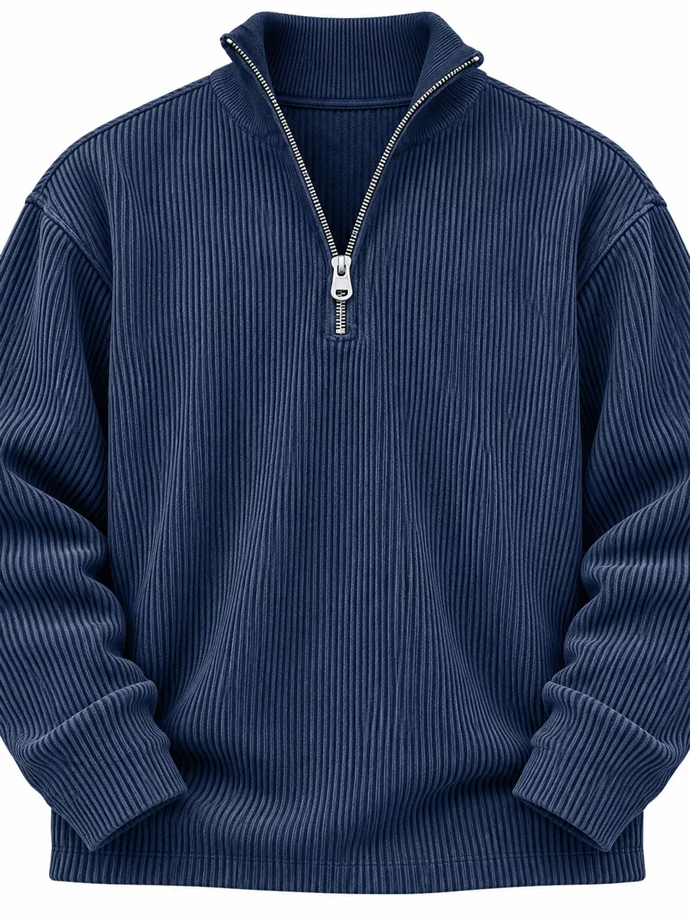 Men's Full Size Quarter-Zip Long Sleeve Sweatshirt Plus Size, image 30