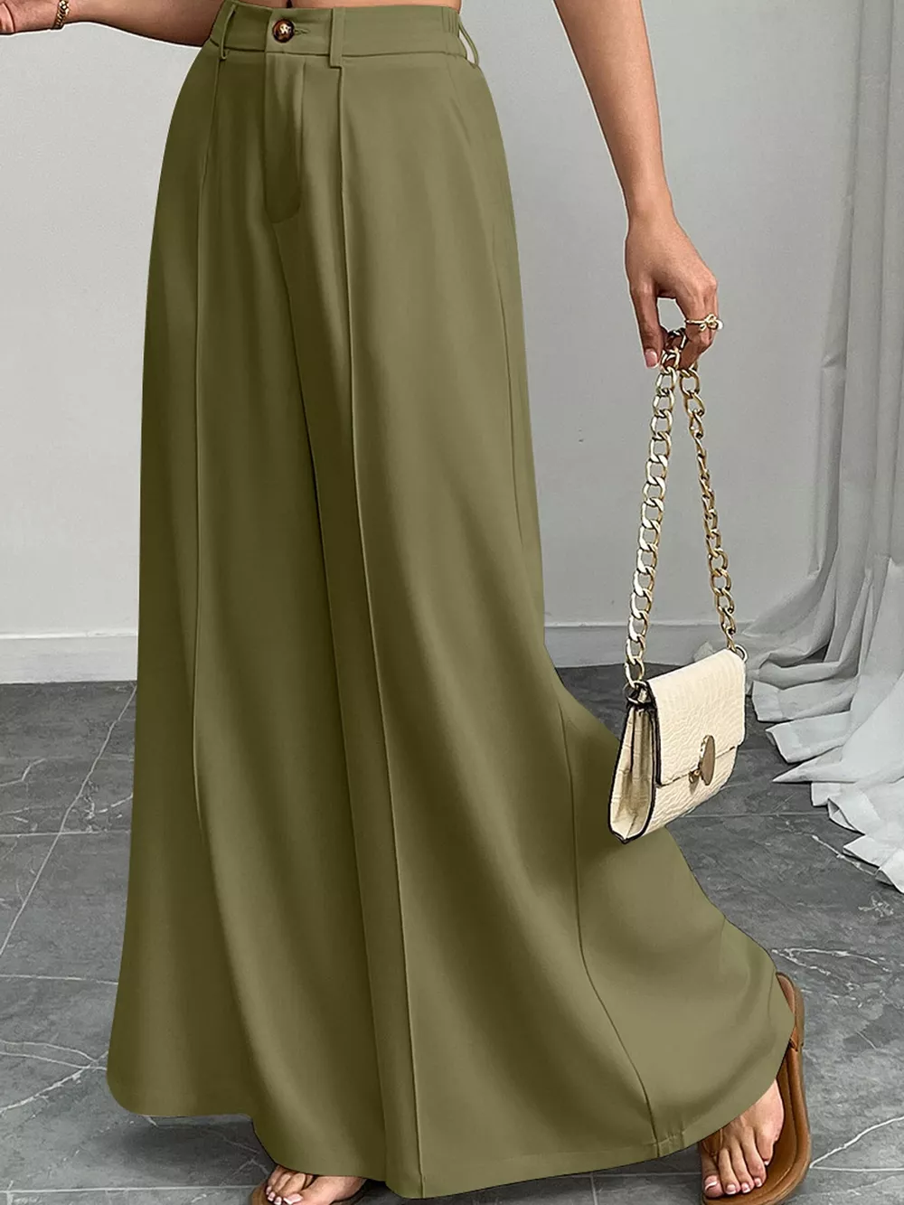 High-Waisted Wide-Leg Pants, image 13