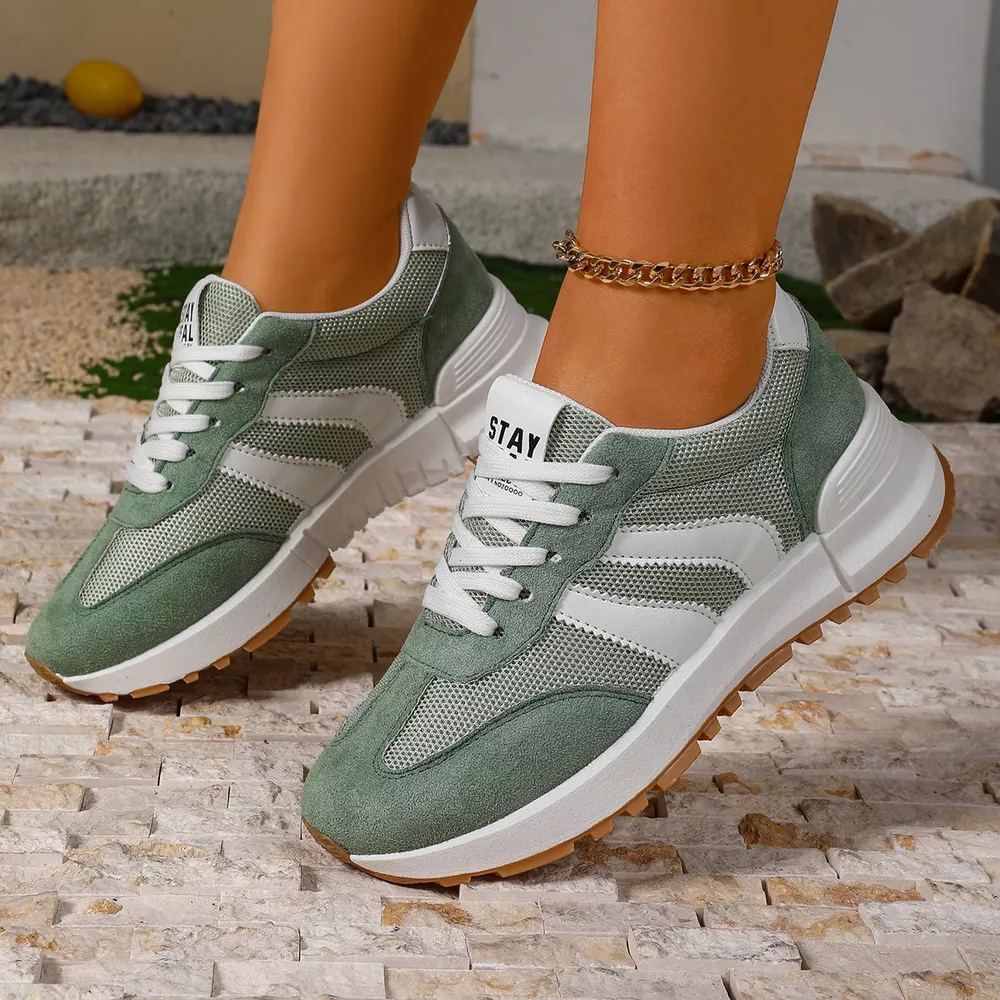 Round Toe Lace Up Sneakers, image 6
