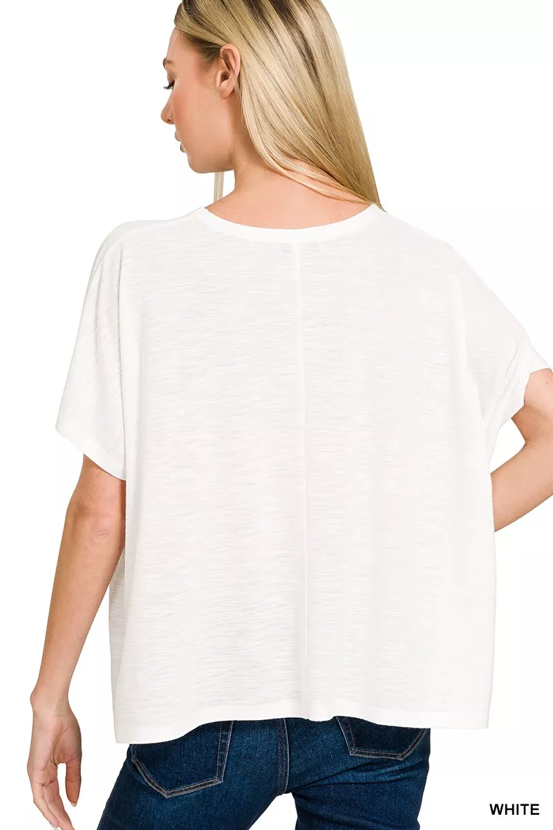 Round Neck Short Sleeve T-Shirt, image 2