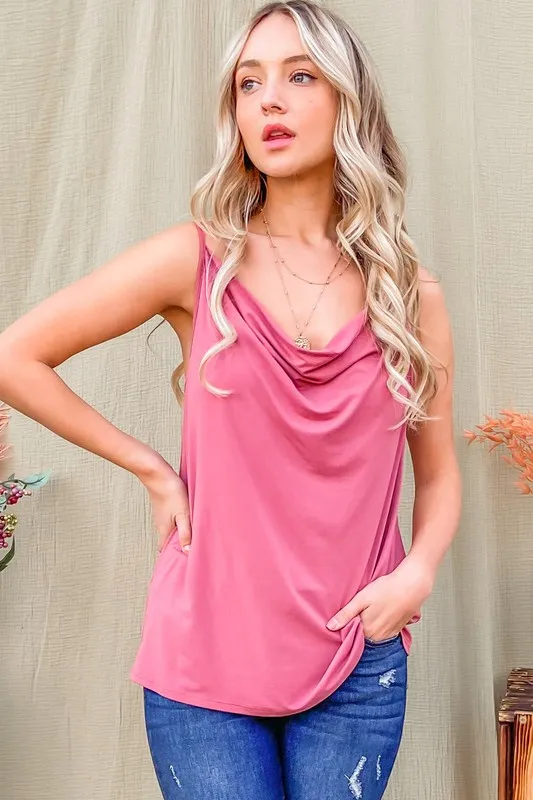 Cowl Neck Cami, image 2