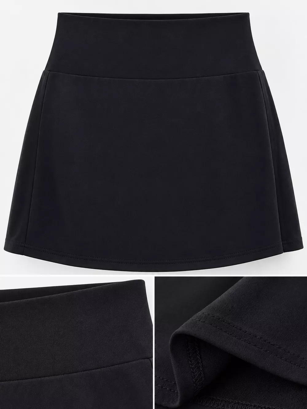 High-Waisted Pleated Active Skirt, image 9