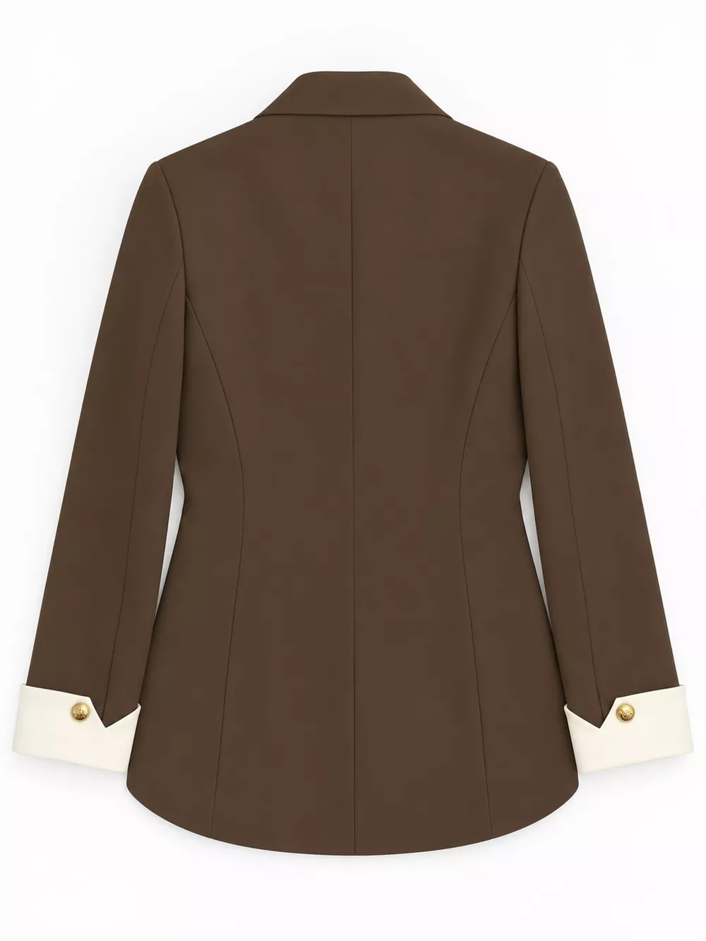 Full Size Single-Breasted Blazer with Gold Button Accents Plus Size, image 14
