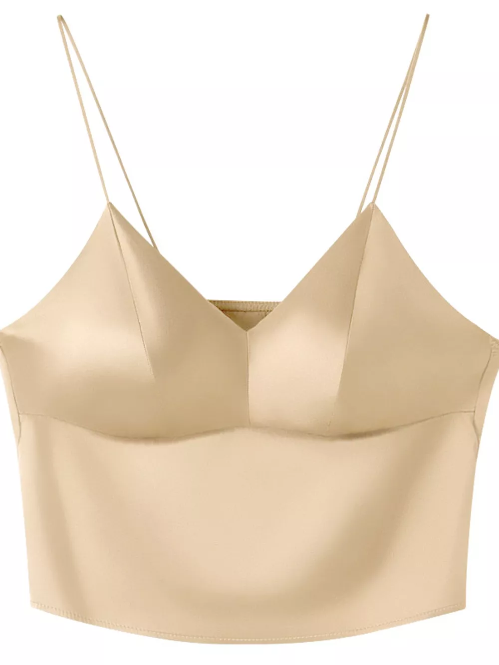 Satin V-Neck Cami, image 15