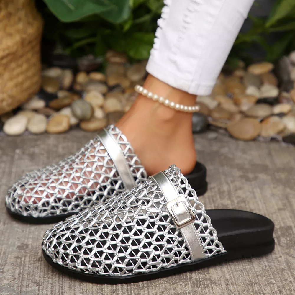 Round Toe Buckle Sandals, image 8
