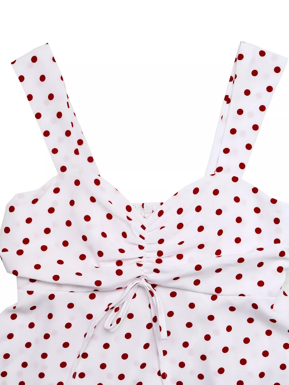 Polka Dot Ruched Cami, image 6