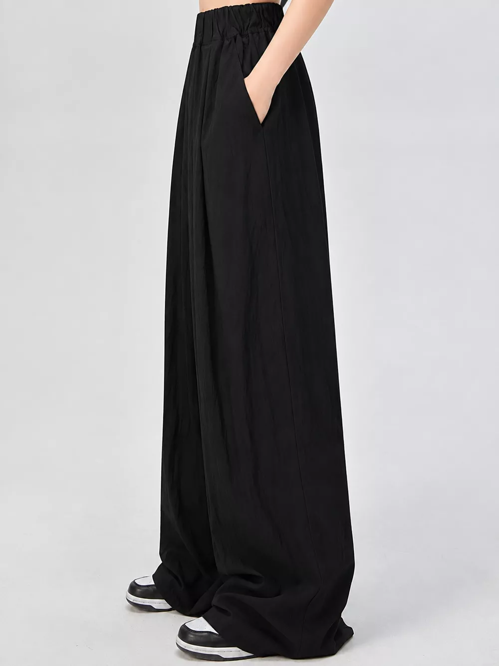 High-Waisted Loose Fit Wide-Leg Casual Pants, image 14