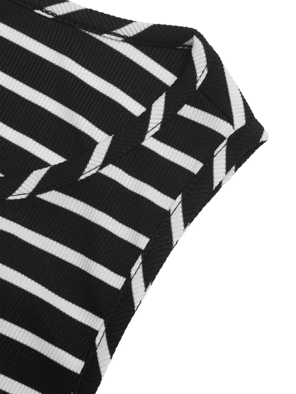Sleeveless Striped Midi Dress with Side Slit, image 7