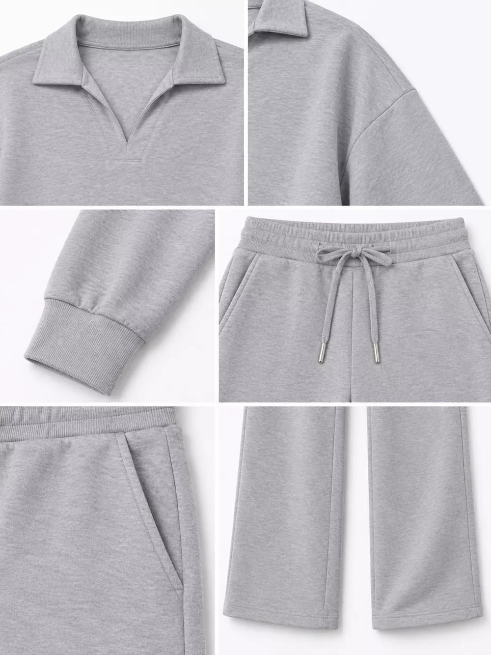 Dropped Shoulder Top and Pants Set, image 34