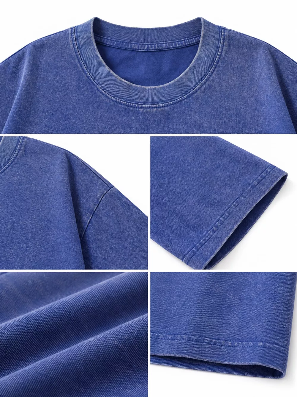 Men's Full Size Vintage Acid Wash Oversized Crewneck T-Shirt Plus Size, image 12