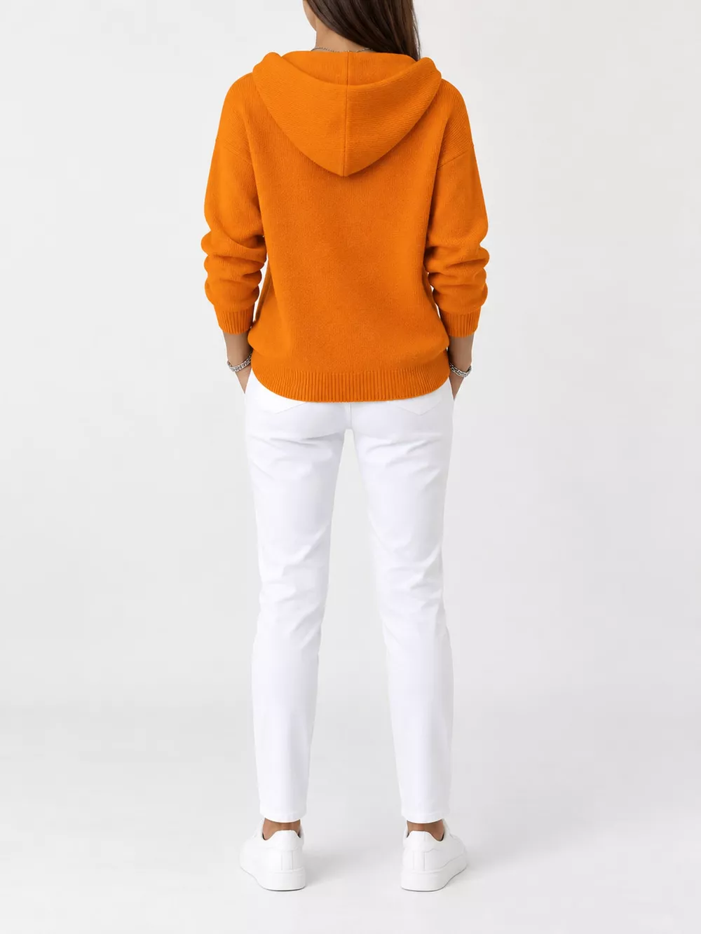 Full Size Hooded Button-Down Knit Cardigan Plus Size, image 35
