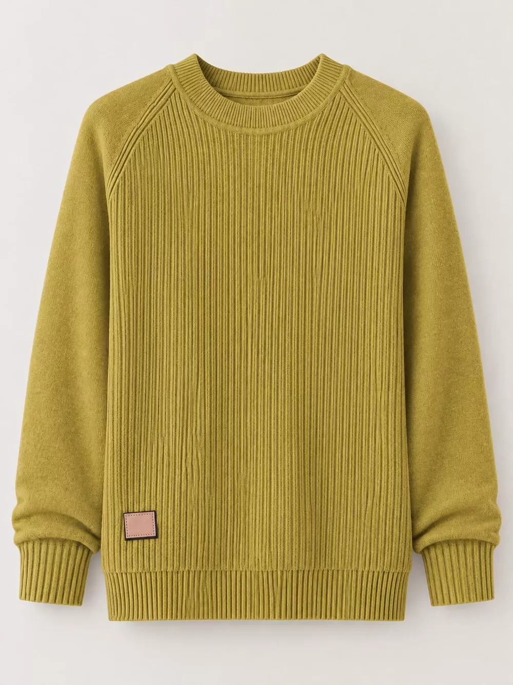 Full Size Ribbed Knit Raglan Sleeve Sweater Plus Size, image 12