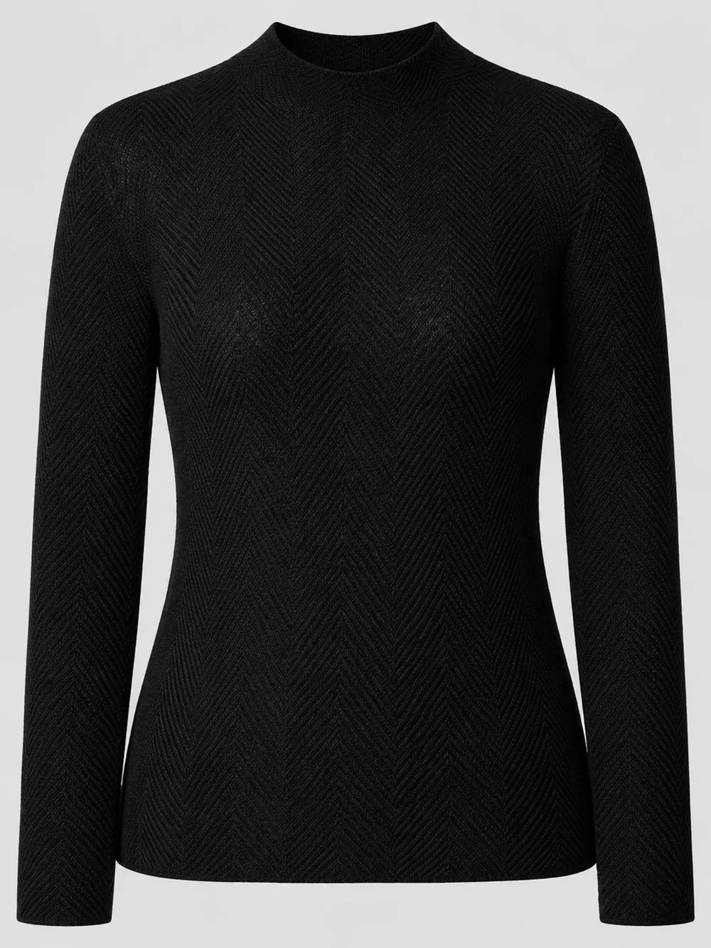 Textured Mock Neck Sweater, image 26