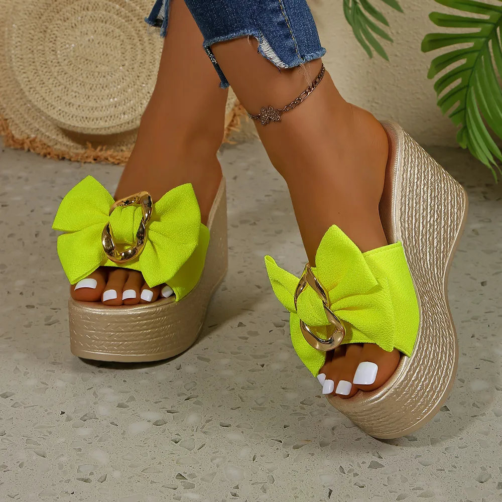 Bow Open Toe Platform Sandals, image 10